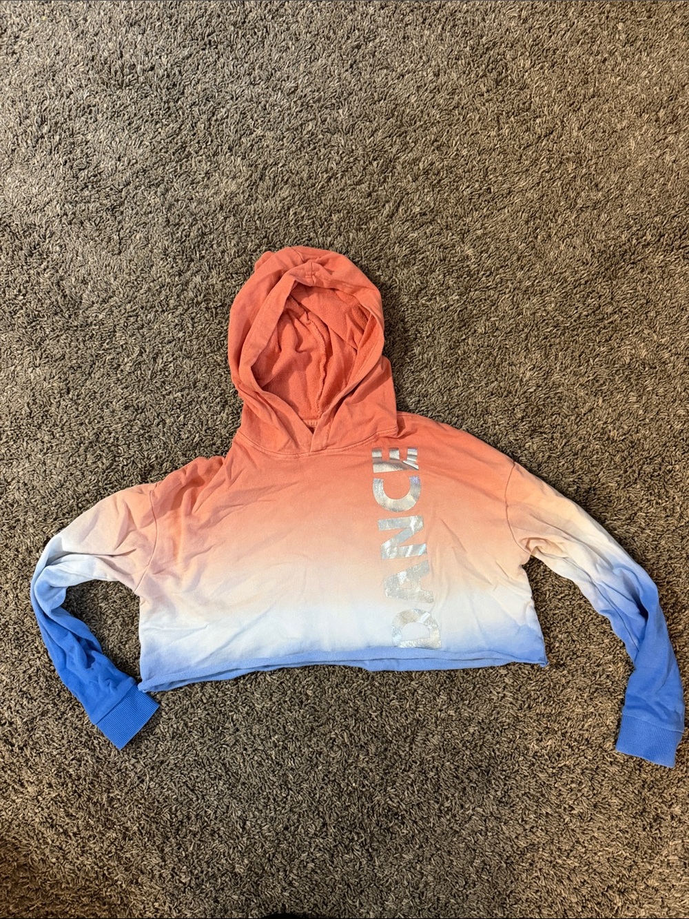 balera Coral to Blue Ombre Dance Hoodie